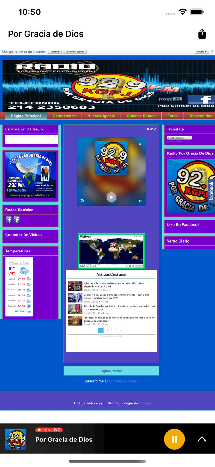 Radio Por Gracia de Dios