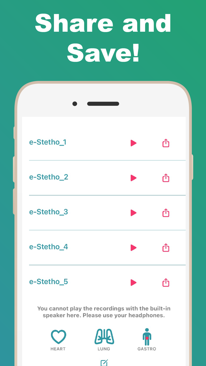 E-Stethoscope  Auscultation