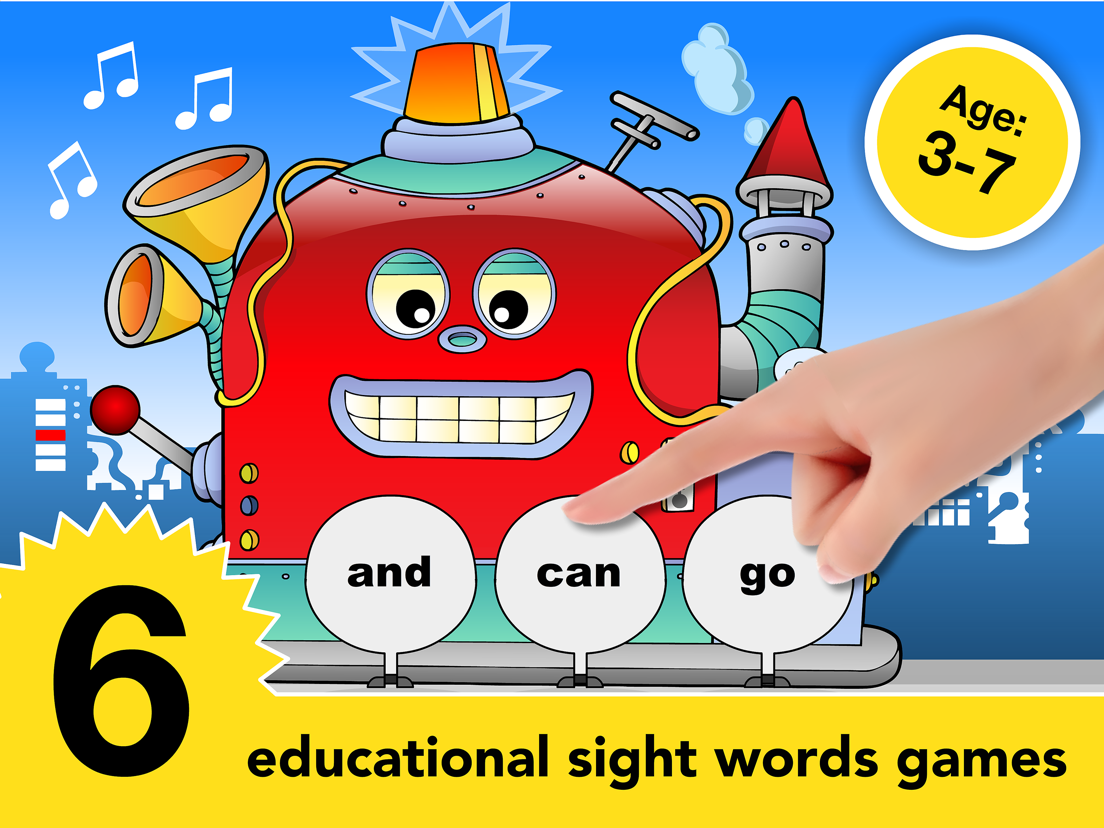 Sight Words Reading Games ABC App voor iPhone, iPad en iPod touch