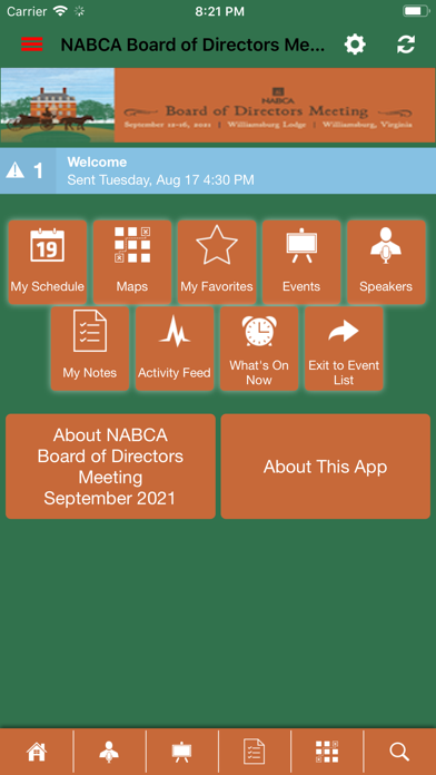 NABCA Meetings screenshot 2