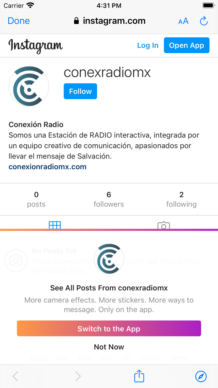 Conexión Radio