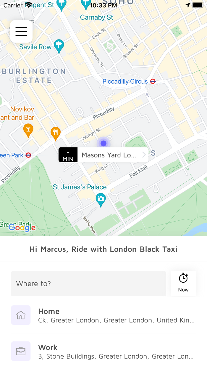 London Black Taxi