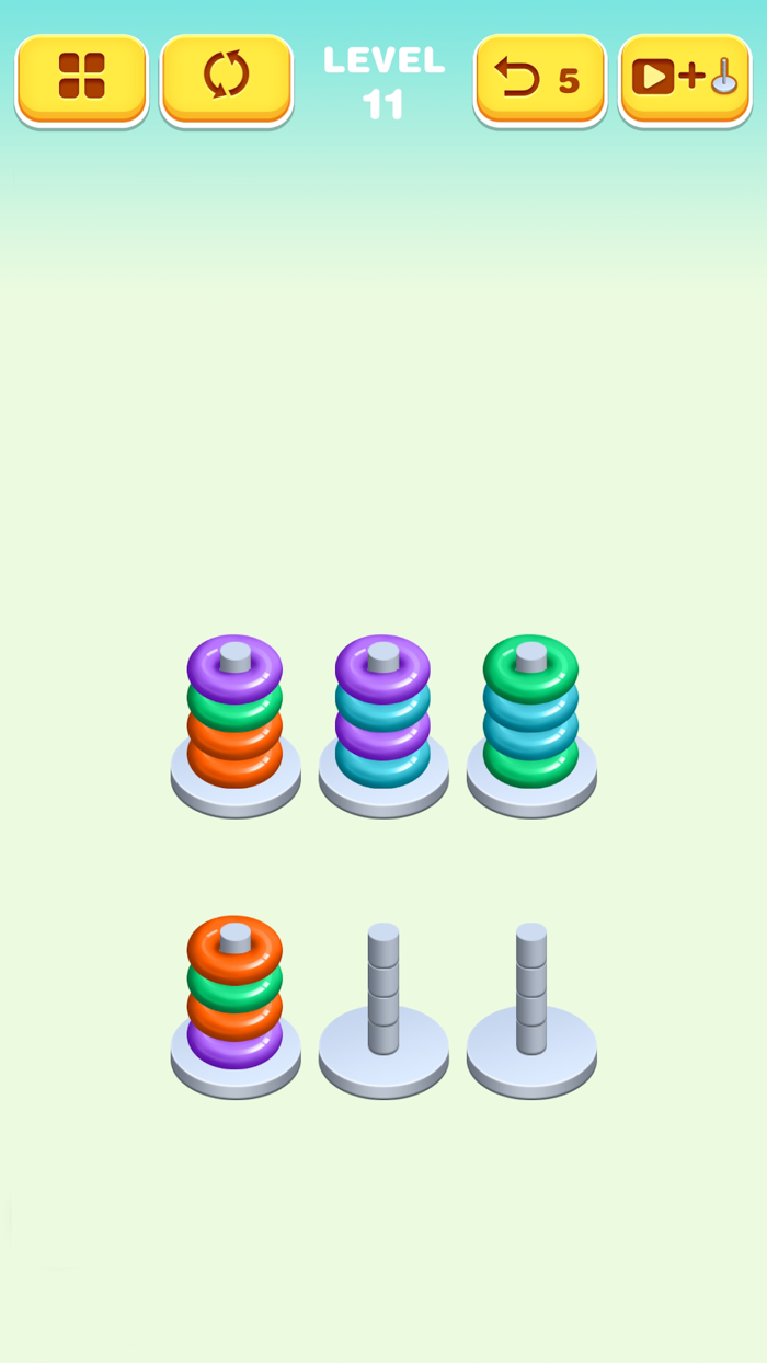 Stack Sort Puzzle