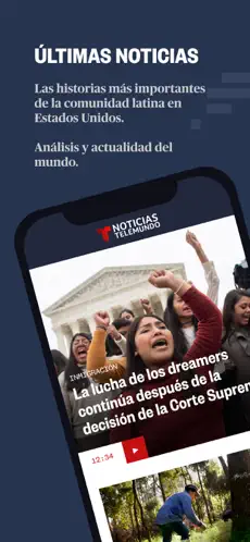 Screenshot 1 Noticias Telemundo iphone