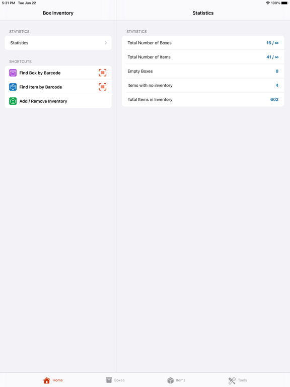 Box Inventory screenshot 3