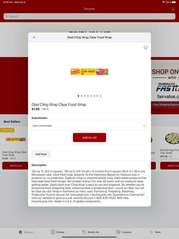 Fairvalue Grocery Stores screenshot 2