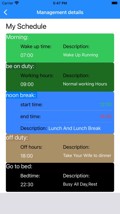 Daily Time Management screenshot-3