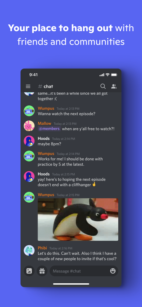 Discord Talk Chat Hang Out Overview Apple App Store Us