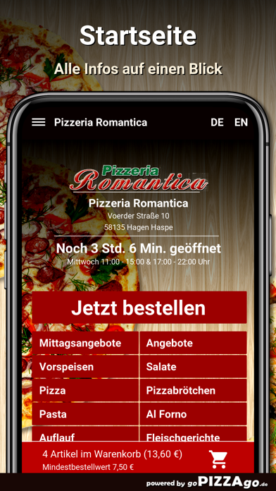Pizzeria Romantica Hagen Haspe screenshot 2