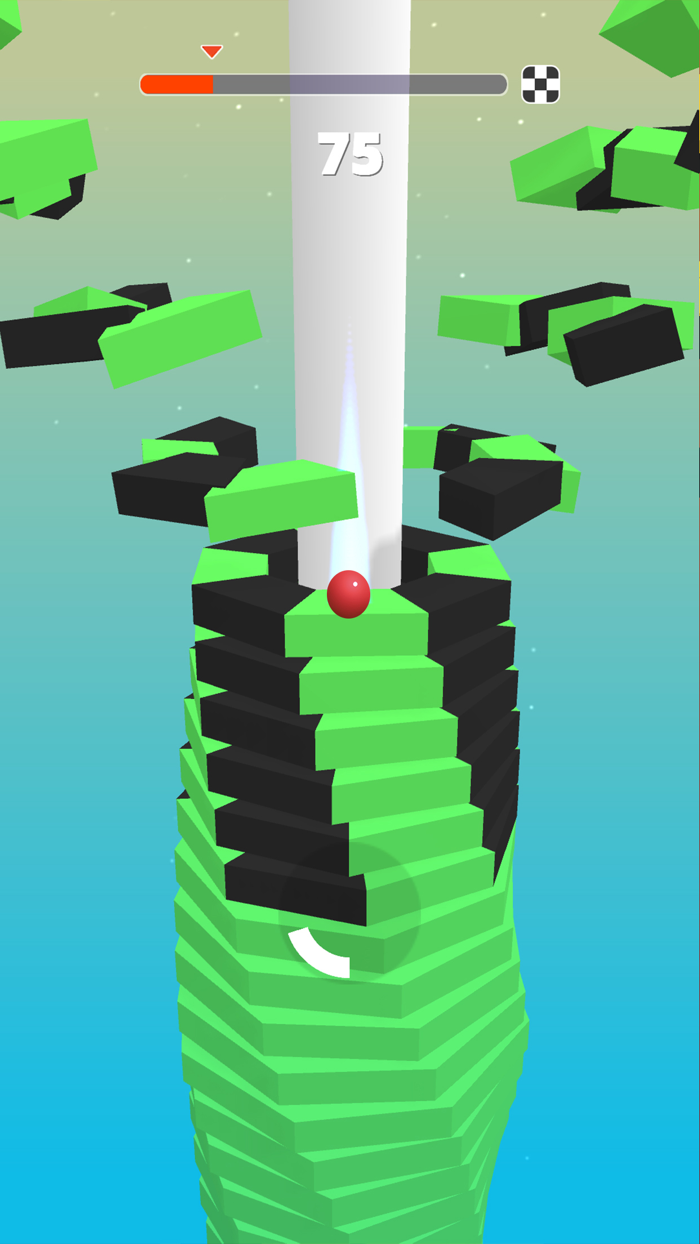 Drop The Ball Helix Stack