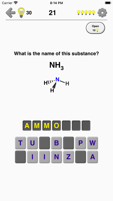 How to cancel & delete Chemical Substances: Chem-Quiz from iphone & ipad 1