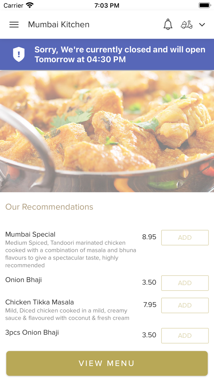 Mumbai Kitchen St James Street