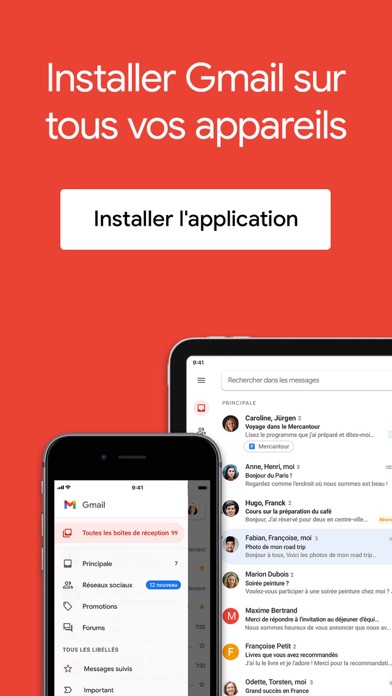 Gmail – la messagerie Google Gmail – la messagerie Google