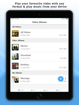 Captura de Pantalla 1 Video Player - Play & Manage iphone
