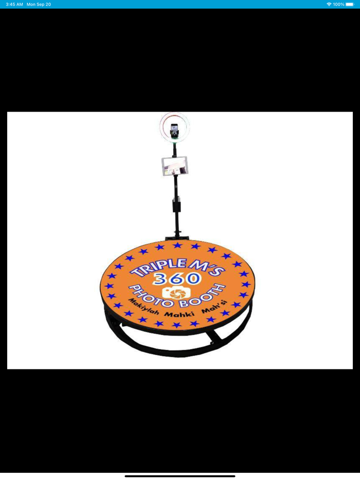 TRIPLE M’s 360 PHOTO BOOTH