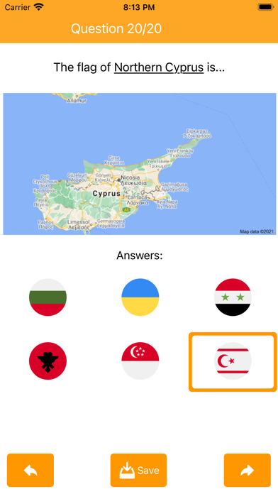 Flags Quiz PRO with Maps Screenshot