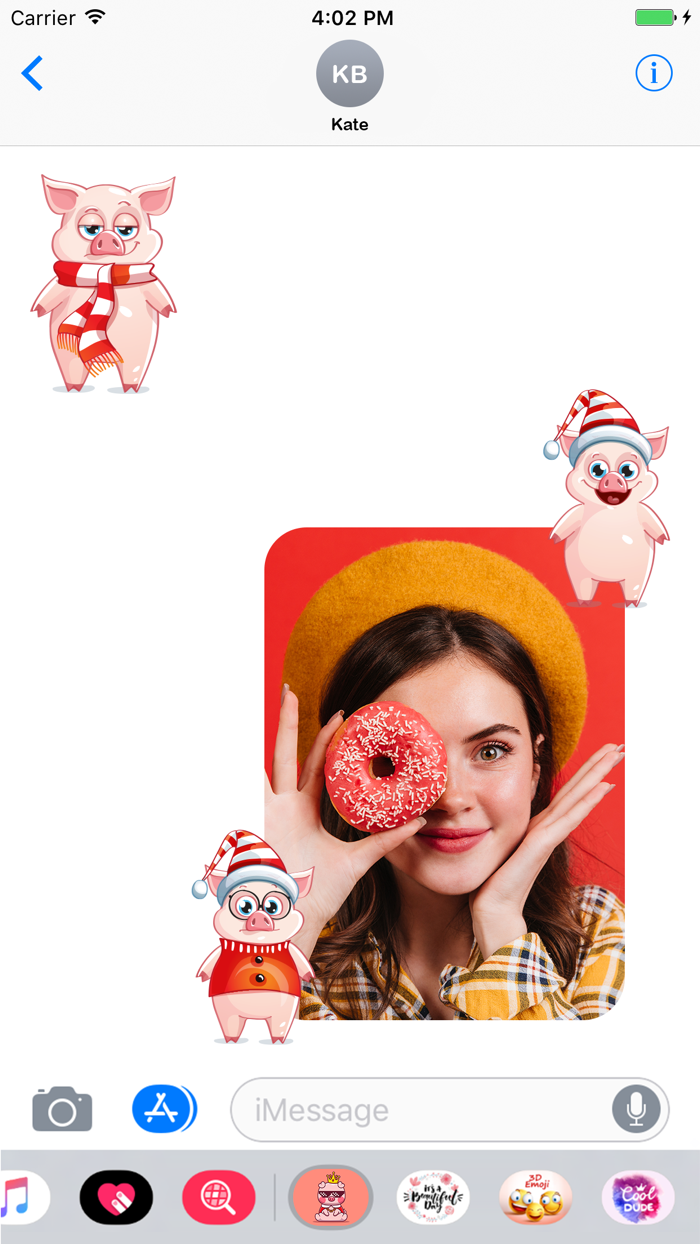 Animated Piggy Stickers