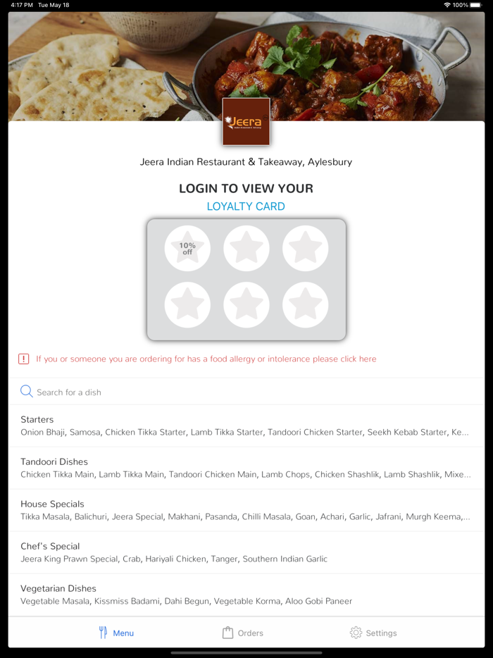 Jeera Indian Restaurant