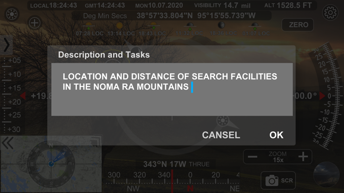 Geo Camera Viewfinder