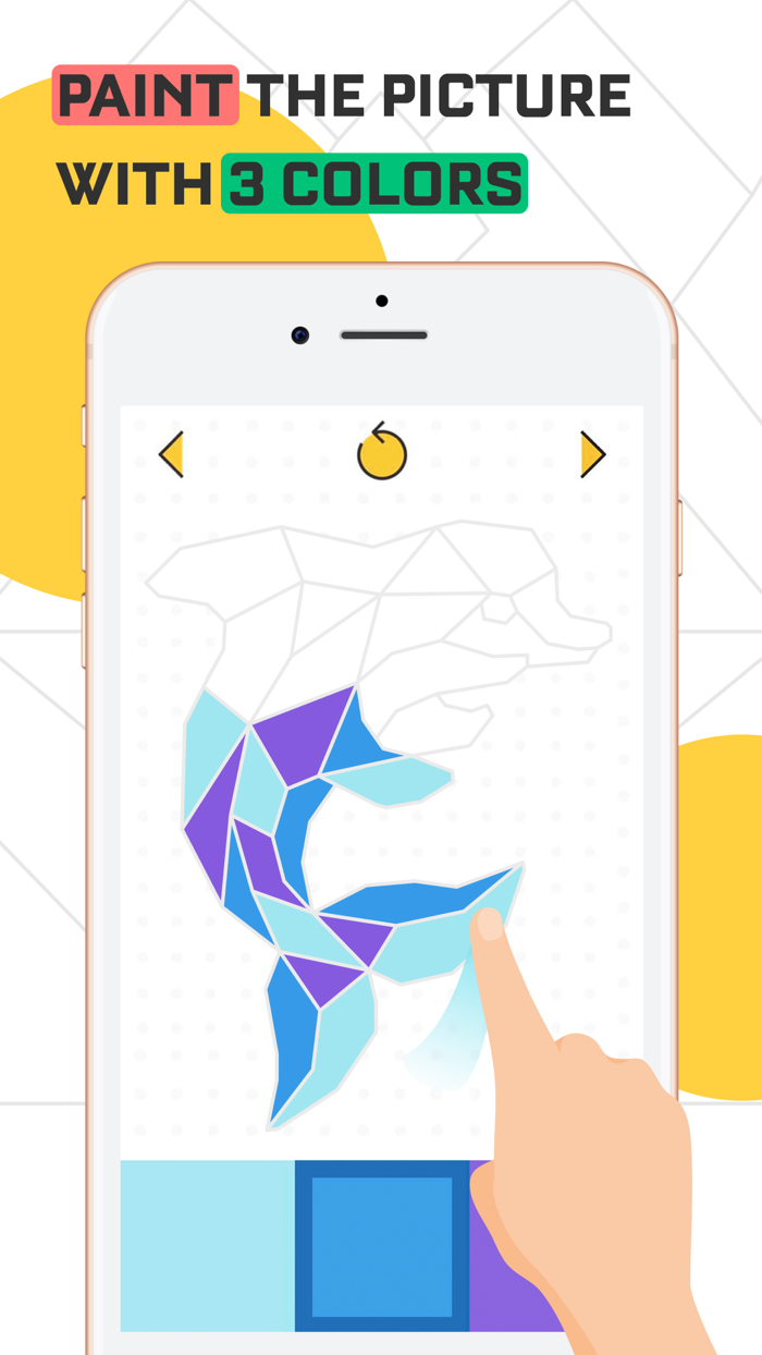 Trio - Polygon Coloring Puzzle