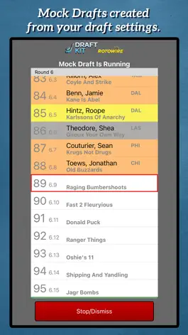 Game screenshot Fantasy Hockey Draft Kit '21 apk