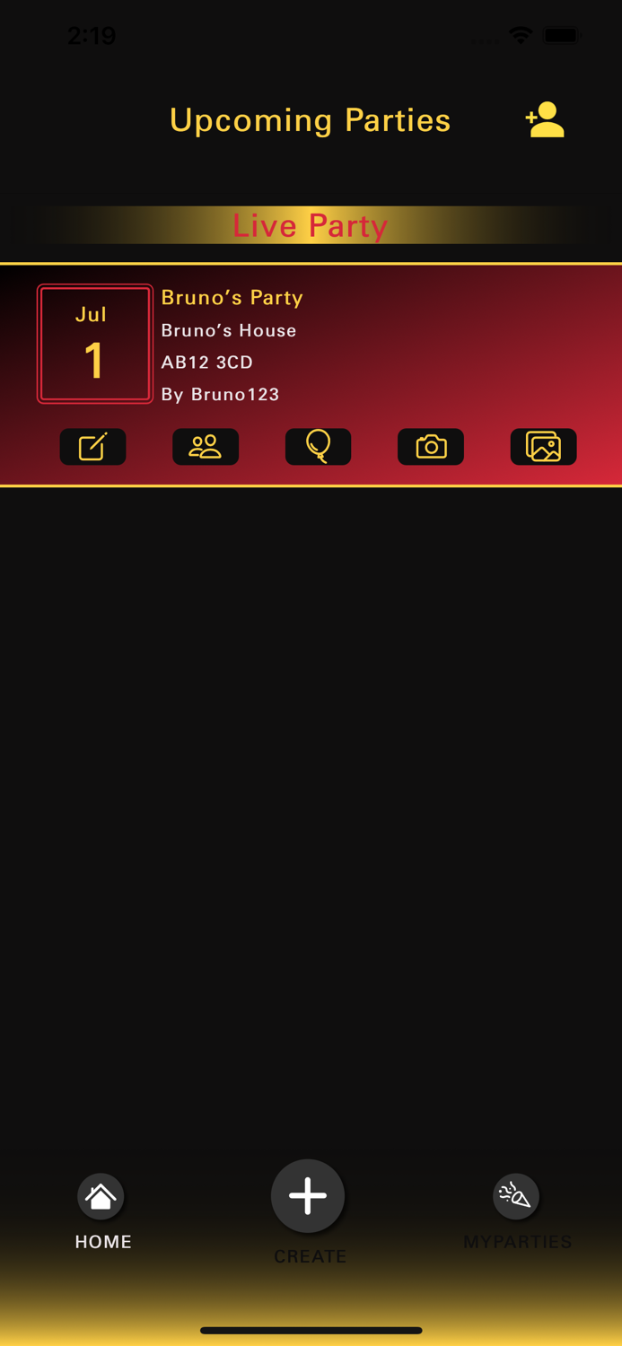 Motive - Party organiser