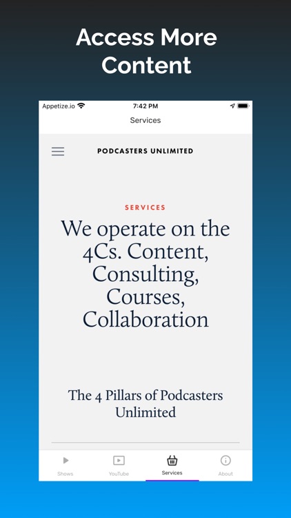 Podcasters Unlimited screenshot-3