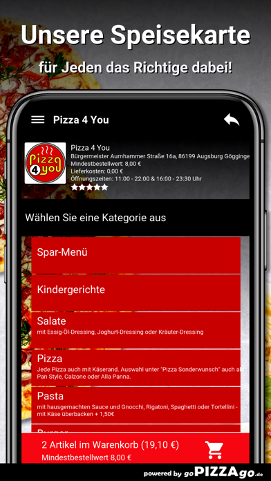 Pizza 4 You Augsburg screenshot 4