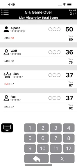 Game screenshot Mölkky Scoreboard hack