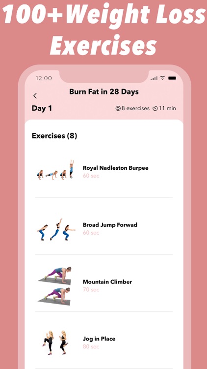 Fat Burning 30 Days Challenge screenshot-3