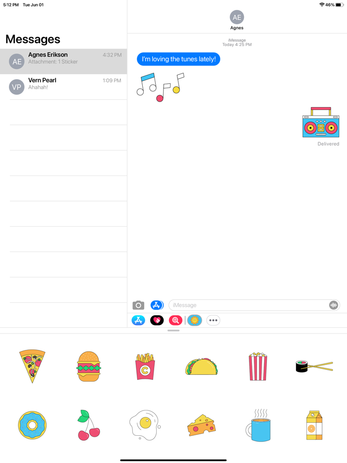 Good Times Retro Stickers