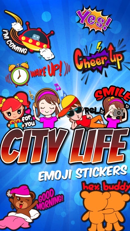 City Life Emoji Stickers