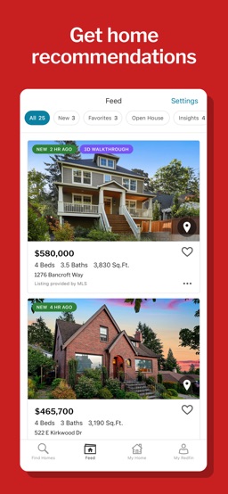 Redfin Real Estate: Find Homes app screenshot