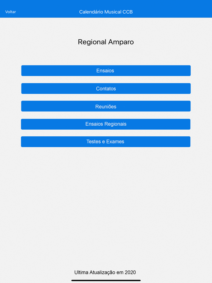 Calendário Musical CCB
