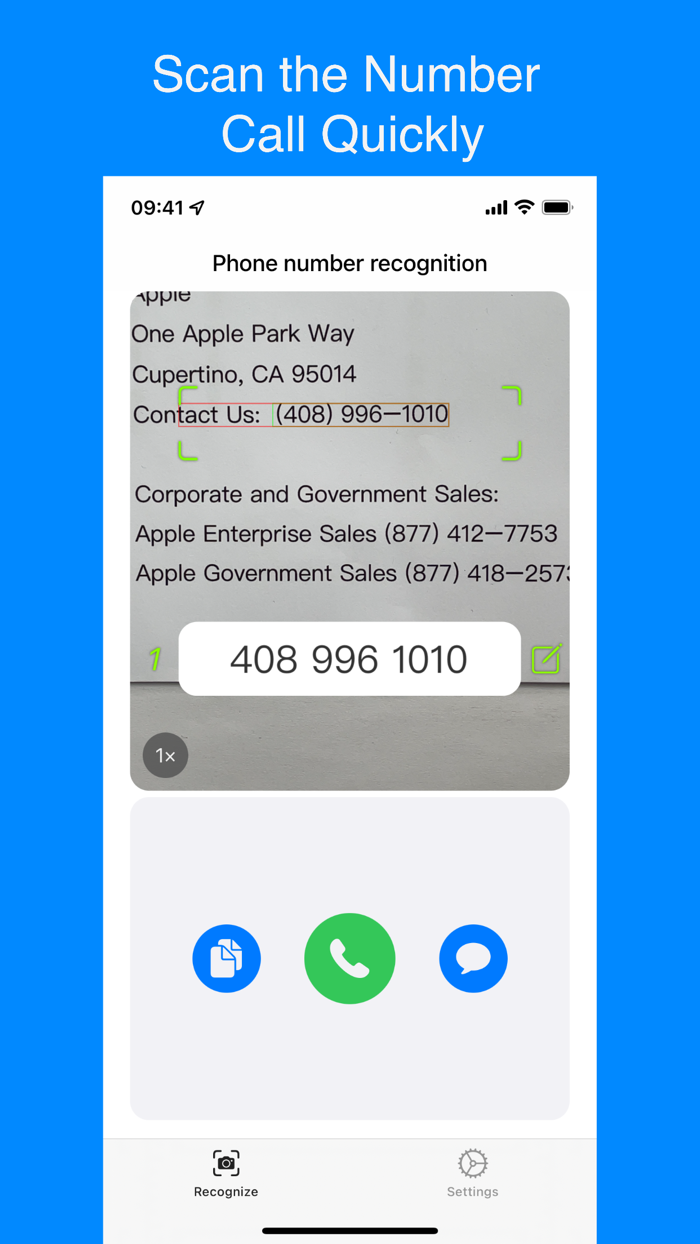 NumReaderCall - Phone Number