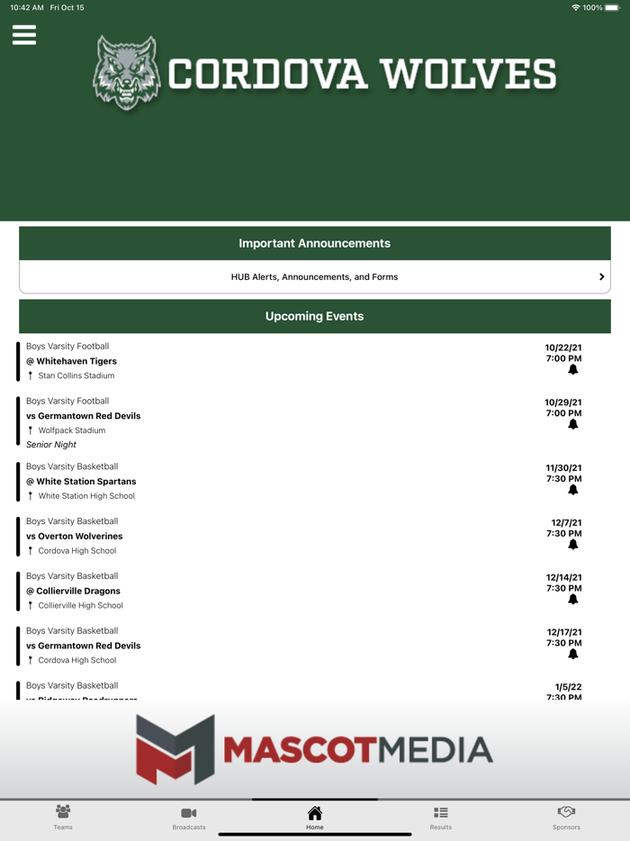 Cordova Wolfpack Athletics