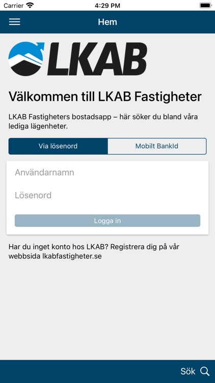 LKAB Bostadsapp