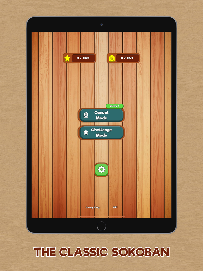 Sokoban Wood block cube puzzle