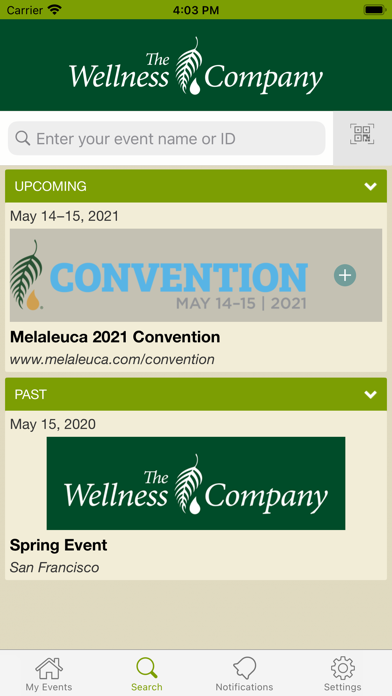 Melaleuca Events screenshot 2