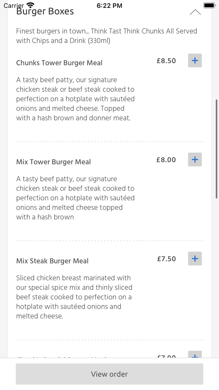 Chunk’s Steak Box, Accrington