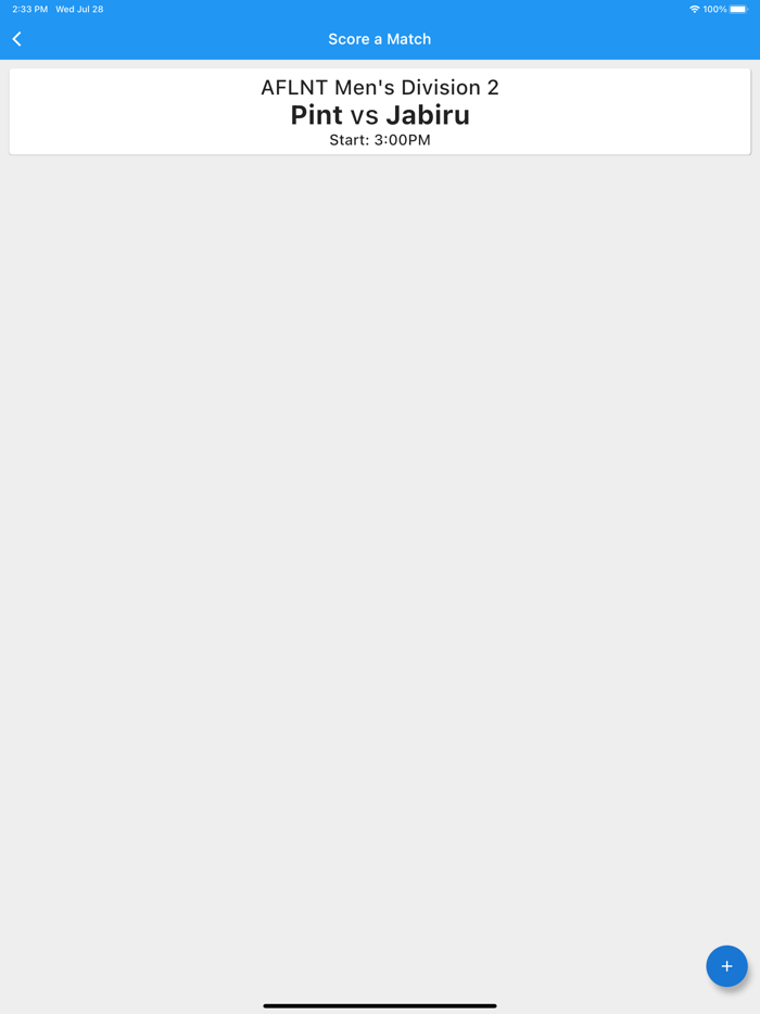 Aussie Rules Scoreboard