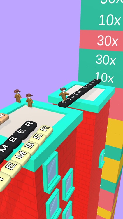 Letter Cross - Bridge Maker 3D screenshot-0