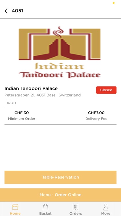 Indian Tandoori Palace