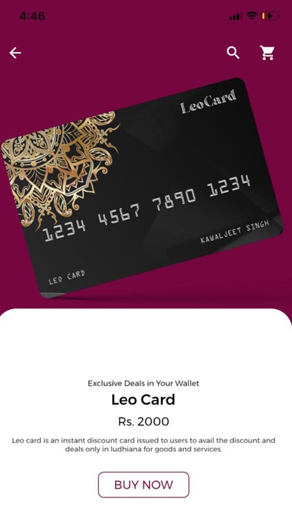 Leo Card