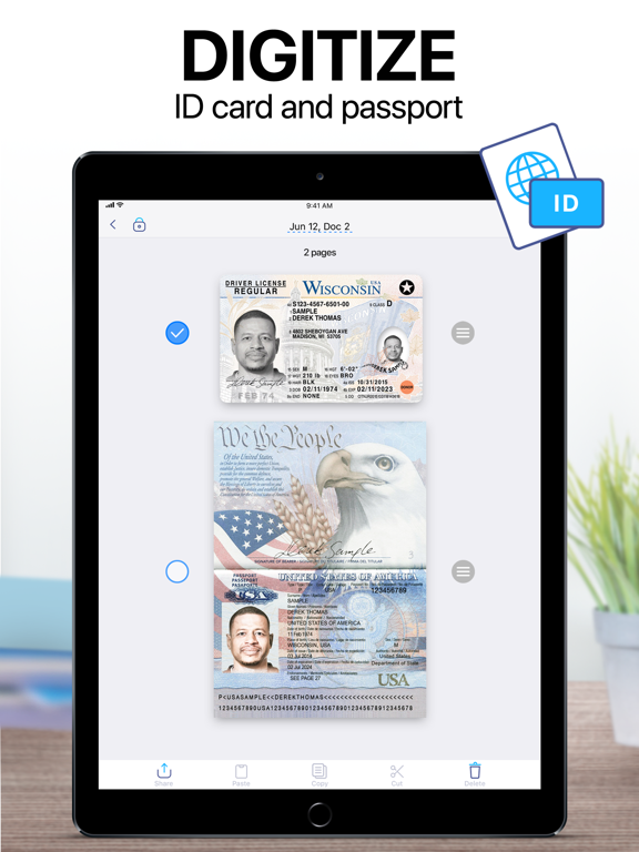 iPad Image of Scanner App: PDF Document Scan