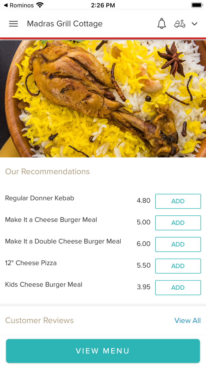 Madras Grill Cottage