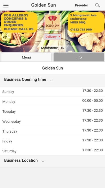 Golden Sun Takeaway, Maidstone screenshot-3