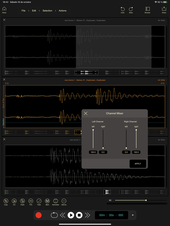Wavebox Audio Editor Screenshots