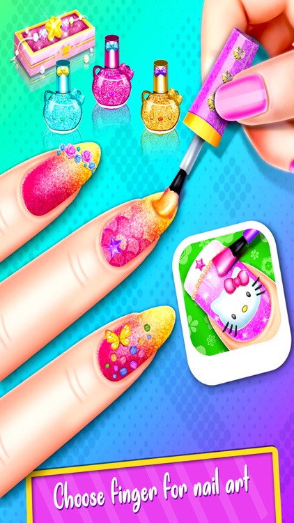 Kitty Nail Salon Game for Girl