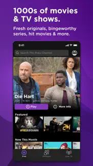 roku channel: movies & live tv iphone screenshot 1